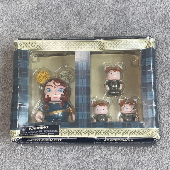 Disney Other - 💋NWT Retired Disney Vinylmation Merida and 3 brothers from the "Brave" series!
